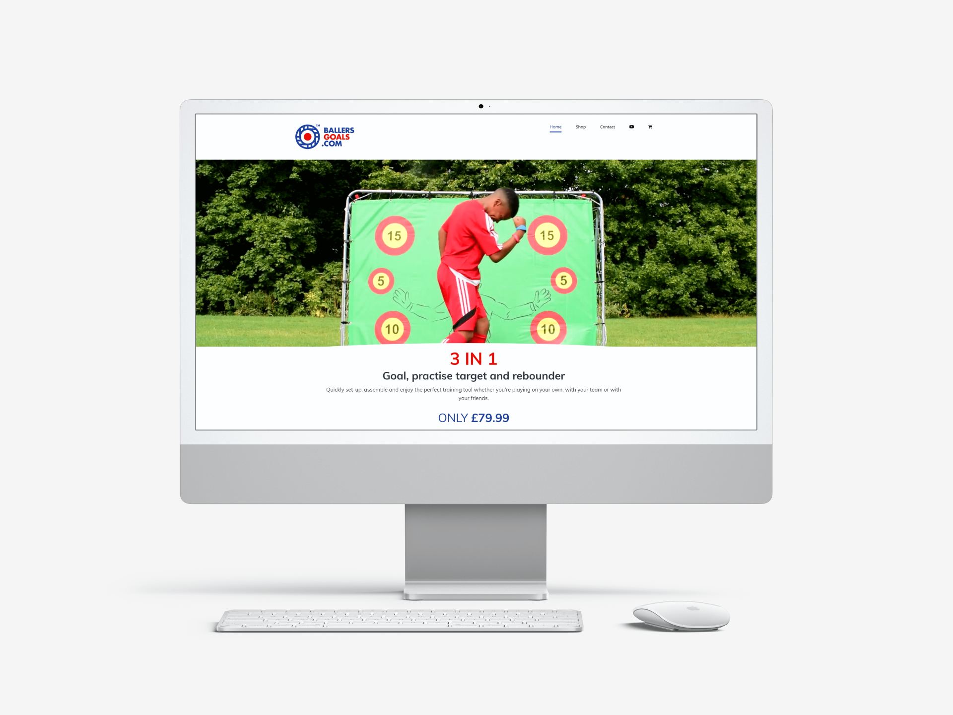 Ballers Goals website creation logo design