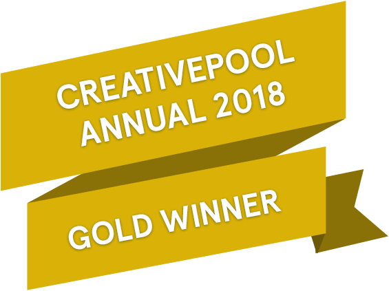 Creativepool Gold Winner 2018