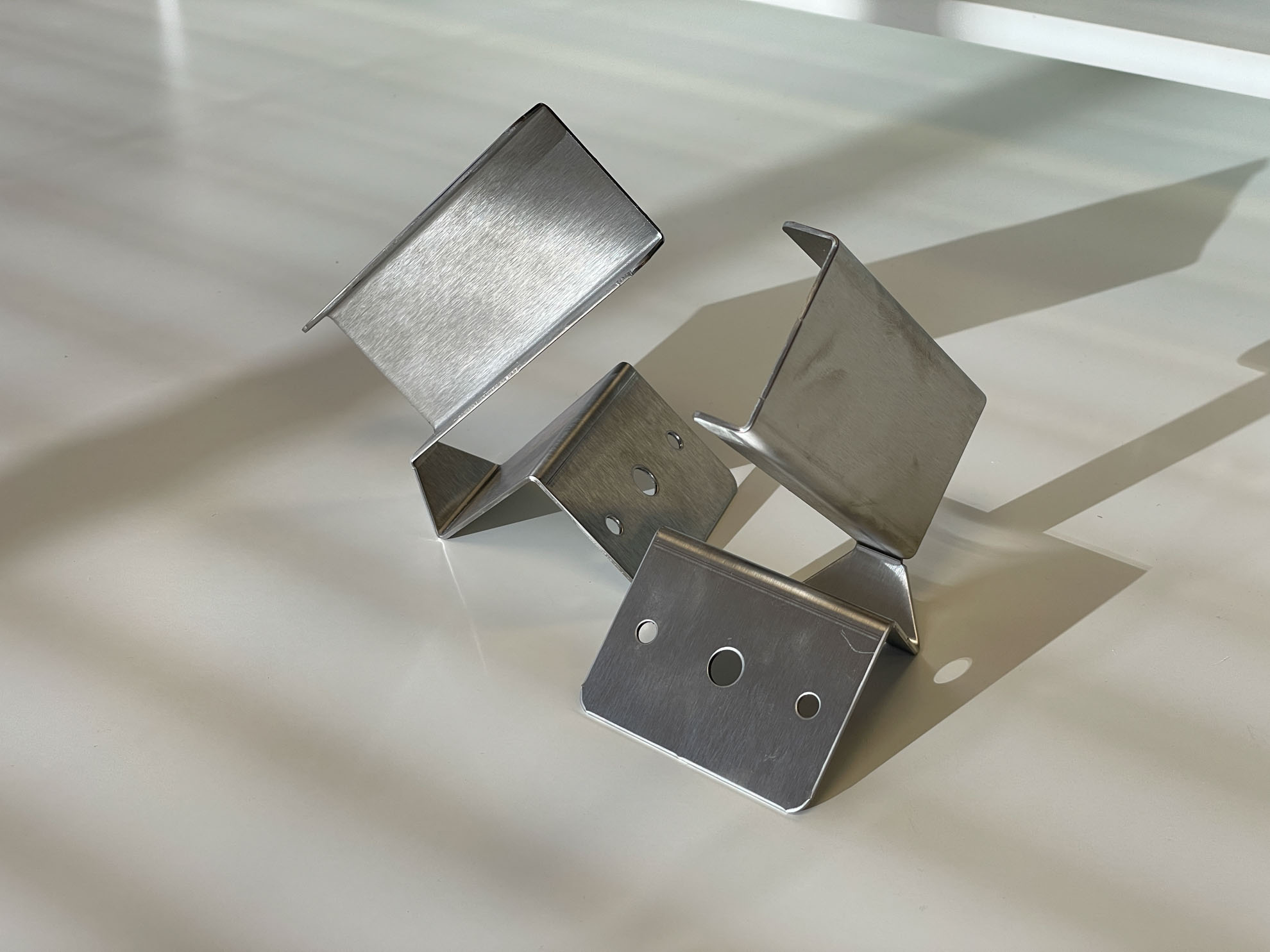 Two Bent Sheet Metal Parts