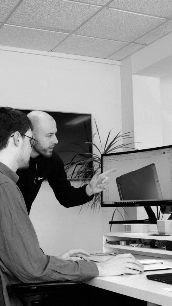 Designers working in CAD