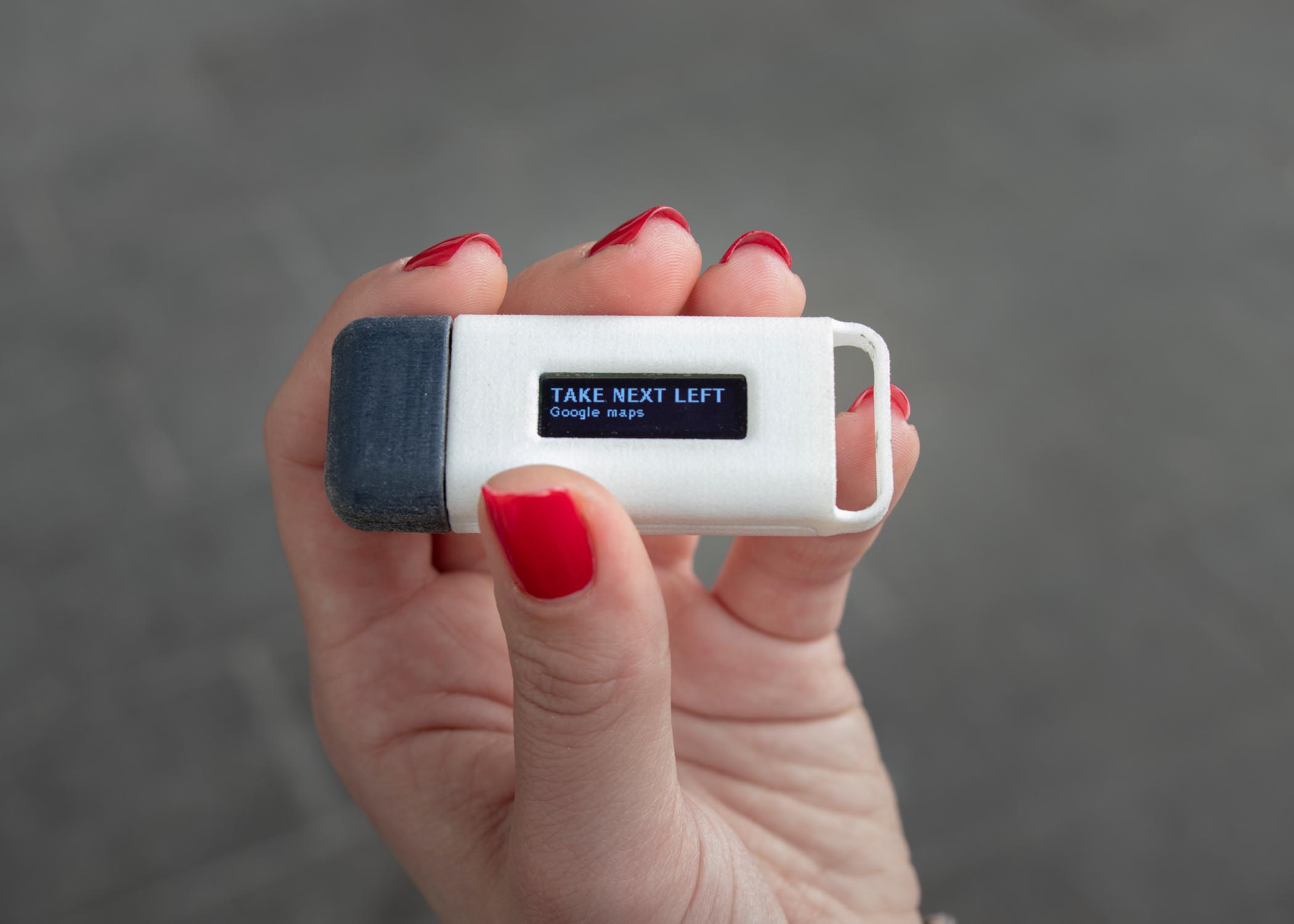 Noti electronic wearable technology design prototype testing navigation