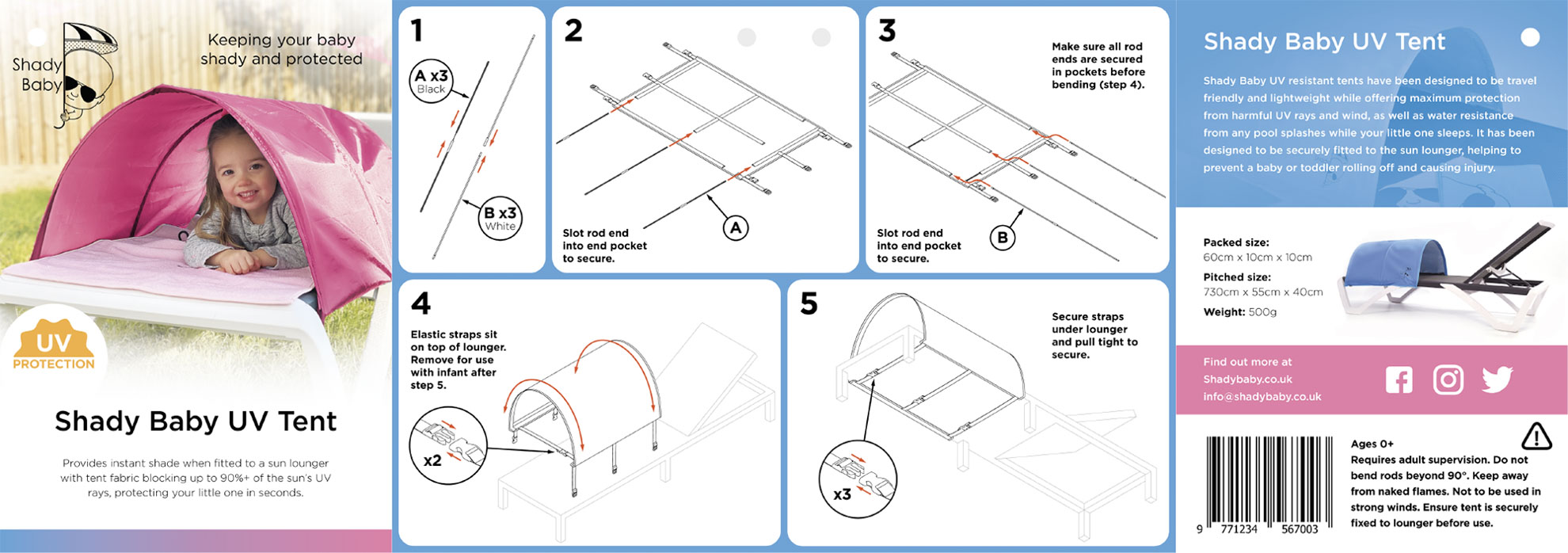 ShadyBaby - Instructions Booklet