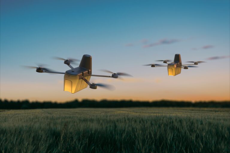 Two Lumin Air drones render