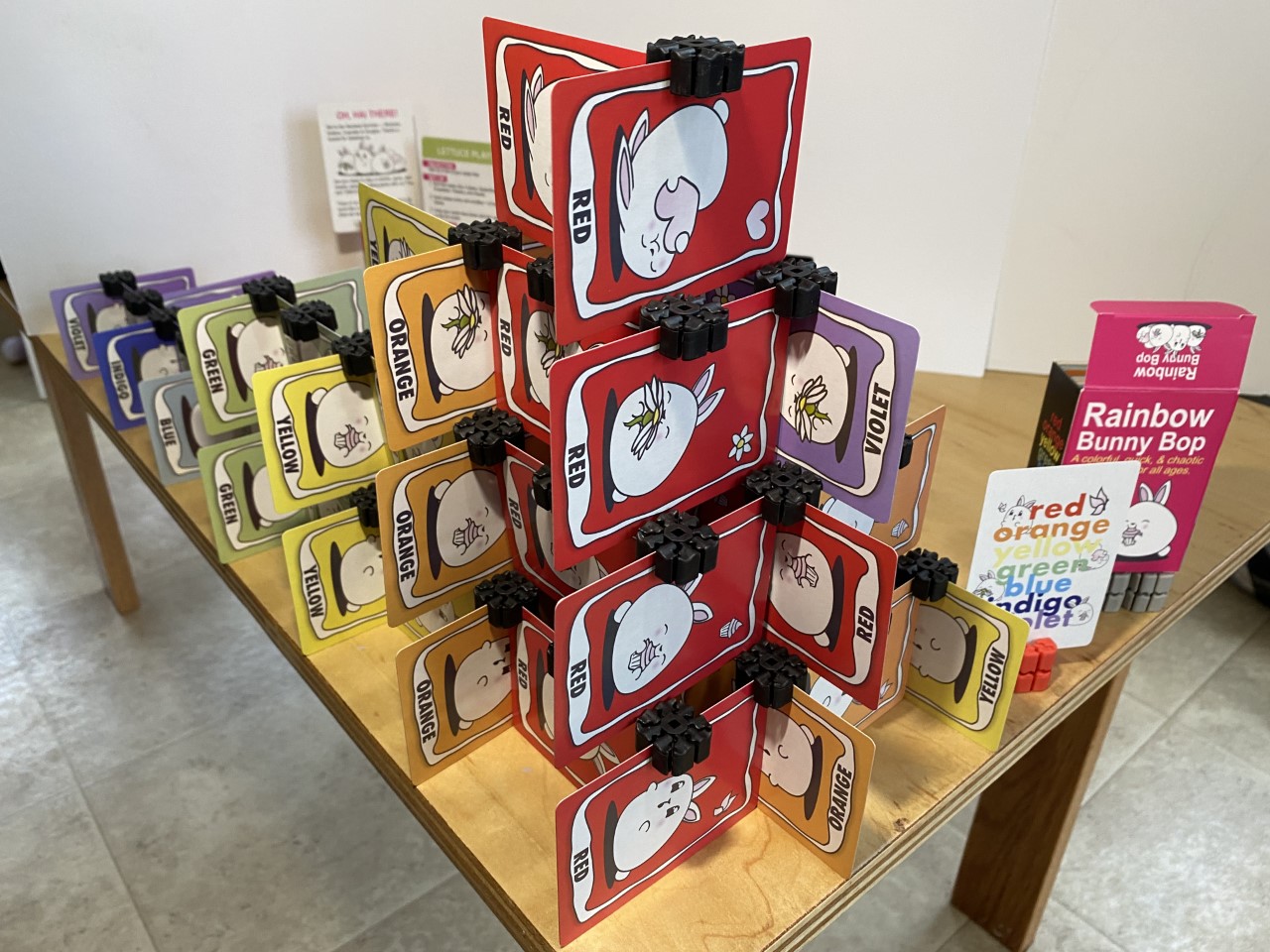 titains card holders stacking